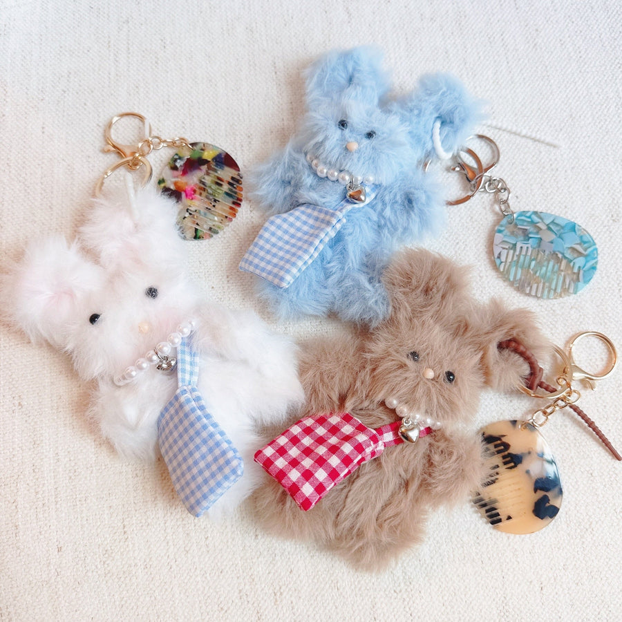 Brush My Rabbit Bag Charm