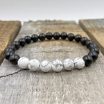 Grove - White Howlite & Blackwood
