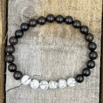 Grove - White Howlite & Blackwood